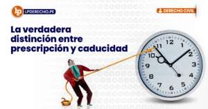 Artículo sobre las diferencias entre prescripción y caducidad