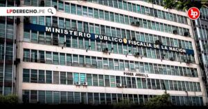 Fachada del Ministerio Público del Perú