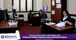 Artículo sobre derechos laborales de un auxiliar judicial